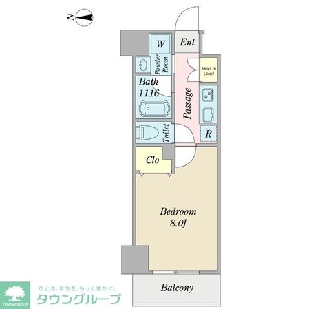 プロシード金山3の物件間取画像